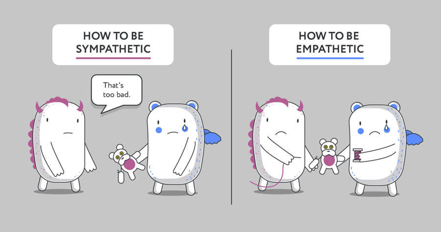 فرق همدلی با دلسوزی یا هم احساسی